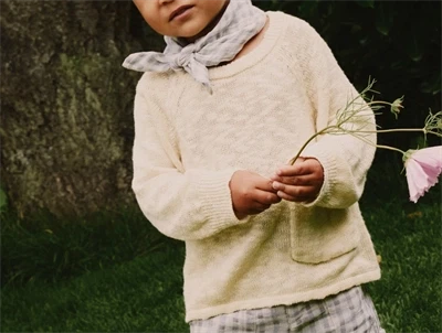 Lil Atelier bleached sand striktrøje