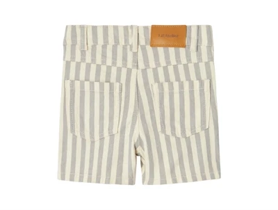 Lil Atelier limestone coconut milk twill shorts