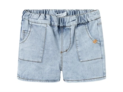 Lil Atelier light blue denim shorts