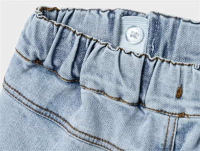 Lil Atelier light blue denim shorts