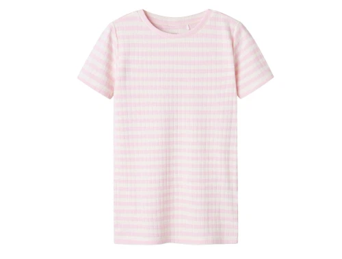 Name It parfait pink stribet top