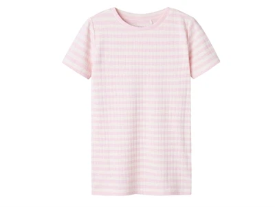 Name It parfait pink stribet top