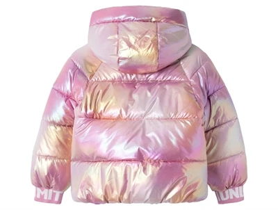 Name It moonlite mauve shiny puffer vinterjakke