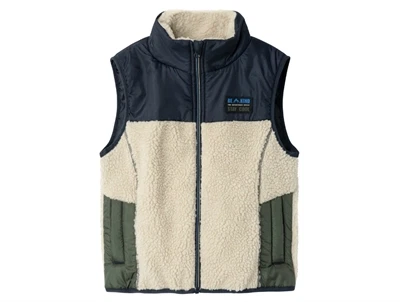 Name It dark sapphire teddy vest