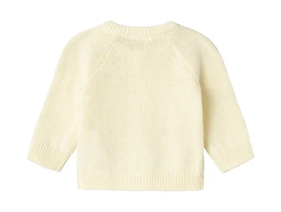 Lil Atelier lemon icing strikcardigan