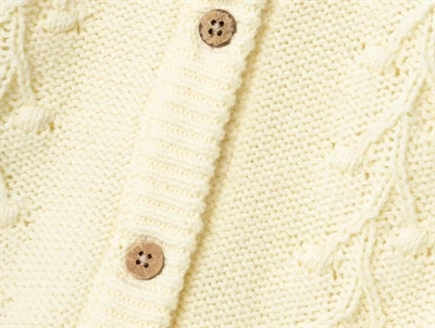 Lil Atelier lemon icing strikcardigan