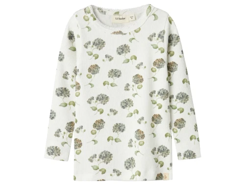 Lil Atelier coconut milk blue blomstret top