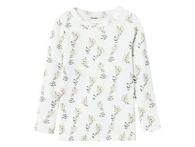Lil Atelier coconut milk yellow blomstret top