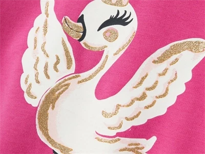 Name It raspberry rose/princess swan sweatshirt