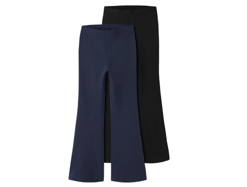 Name It leggings 2-pak i blå og sort nuance