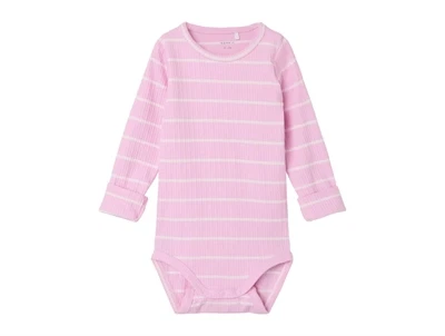 Name It pastel lavender stribet body