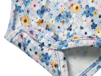 Name It chambray blue blomstret body