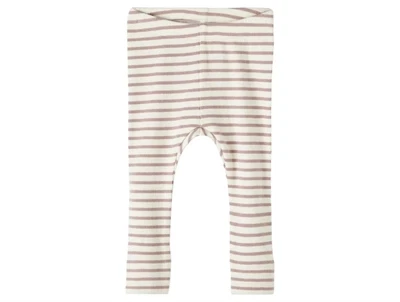 Name It leggings deauville mauve stribet 