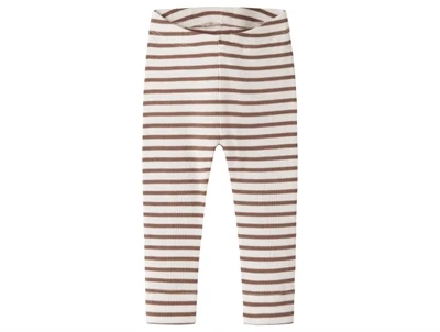 Name It leggings toasted coconut med striber
