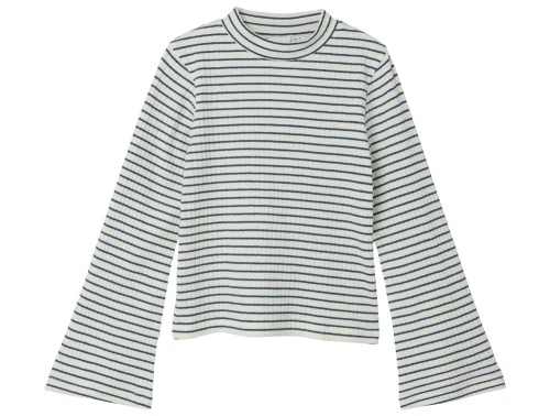 Name It jet stream/dark denim short bluse