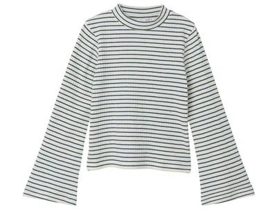 Name It jet stream/dark denim short bluse
