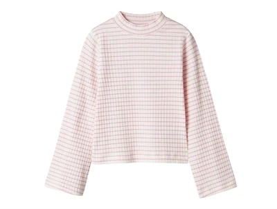 Name It jet stream/pastel lavender short bluse