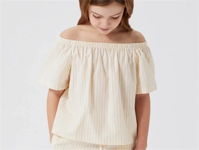 Name It impala/white stribet top Deniza
