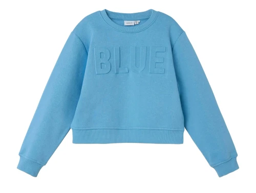 Name It silver lake blue short loose sweatshirt