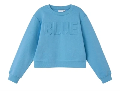Name It silver lake blue short loose sweatshirt