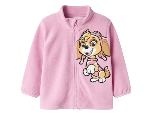 Name It pastel lavender Paw Patrol fleecejakke