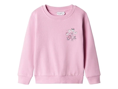 Name It pastel lavender/love sweatshirt