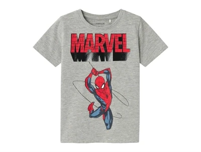 Name It grey melange Spiderman t-shirt