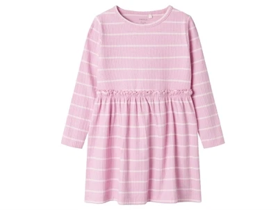 Name It pastel lavender/festival bloom stribet kjole