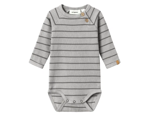 Lil\' Atelier body limestone med striber og knaplukning