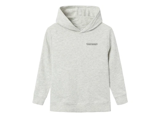 Name It light grey melange hoodie sweatshirt