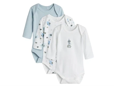 Name It baby blue elefant body (3-pak)