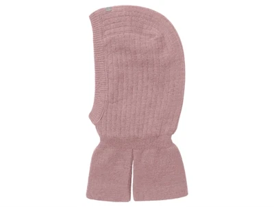 Name It balaklava i woodrose med vindtætte klapper