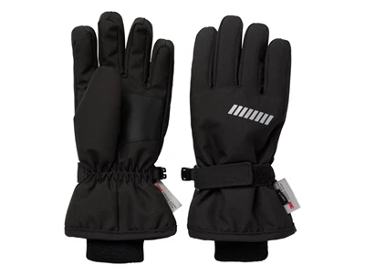 Name It TECH handsker i sort med velcrolukning