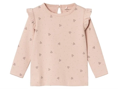 Name It rose smoke blomstret top