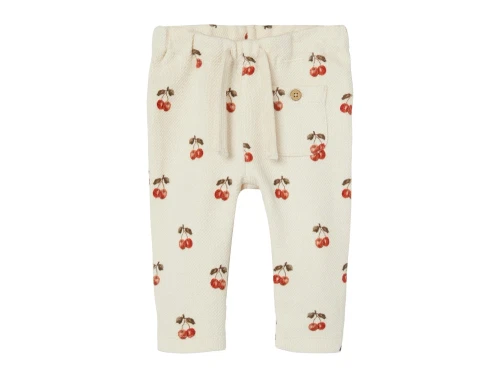 Lil Atelier whitecap gray/cherries sweatpants