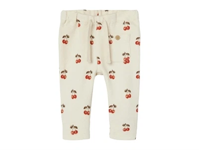 Lil Atelier whitecap gray/cherries sweatpants