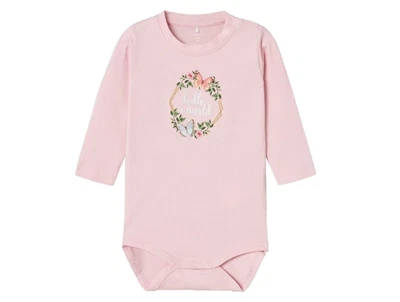 Name It parfait pink hello world body