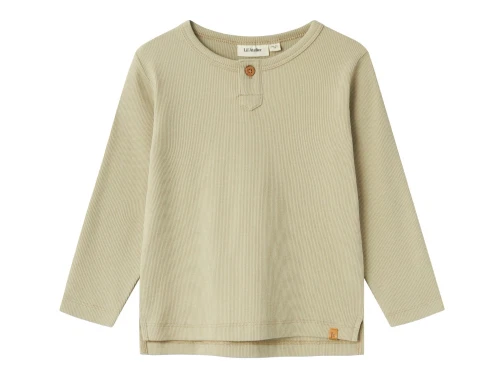 Lil Atelier moss gray top