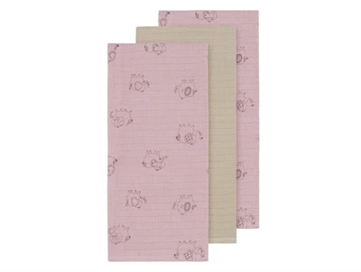 Name It stofbleer i rosa nuance med elefantprint 3-pak