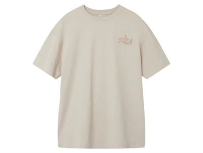 Name It oatmeal printet long t-shirt