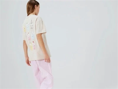 Name It oatmeal printet long t-shirt