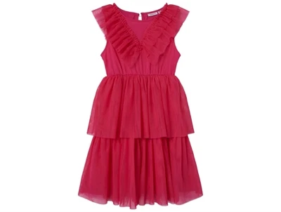 Name It pink peacock tyl kjole