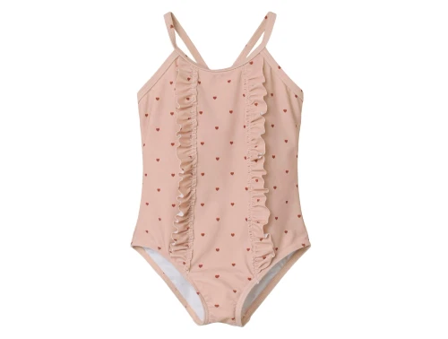 Lil Atelier rose dust hjerte badedragt