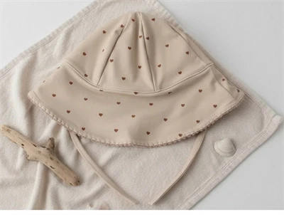 Lil Atelier rose dust hjerte badehat