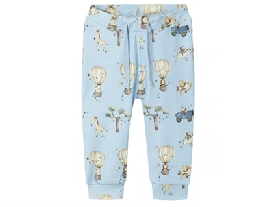 Name It chambray blue melange dyreprint bukser
