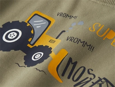 Name It MINI sweatshirt mermaid med traktorprint