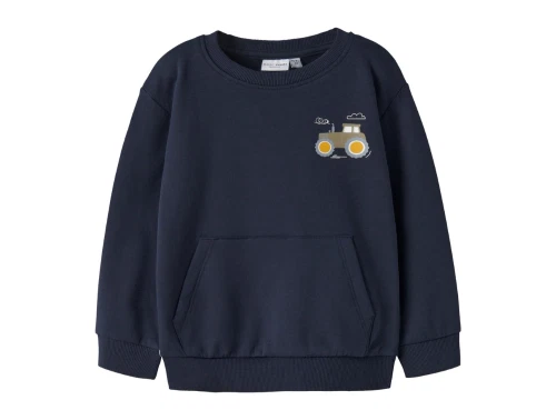 Name It MINI sweatshirt navy blazer med traktorprint