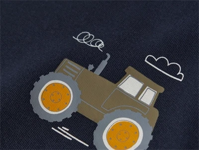 Name It MINI sweatshirt navy blazer med traktorprint