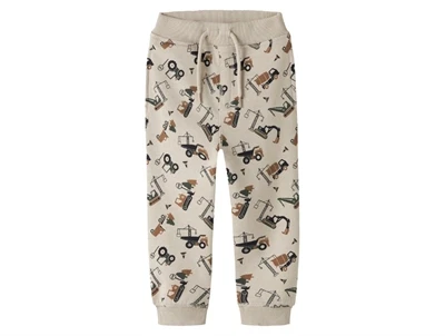 Name It MINI sweatpants island fossil med gravemaskineprint
