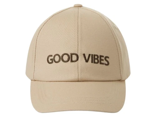 Name It kasket peyote med Good Vibes broderi